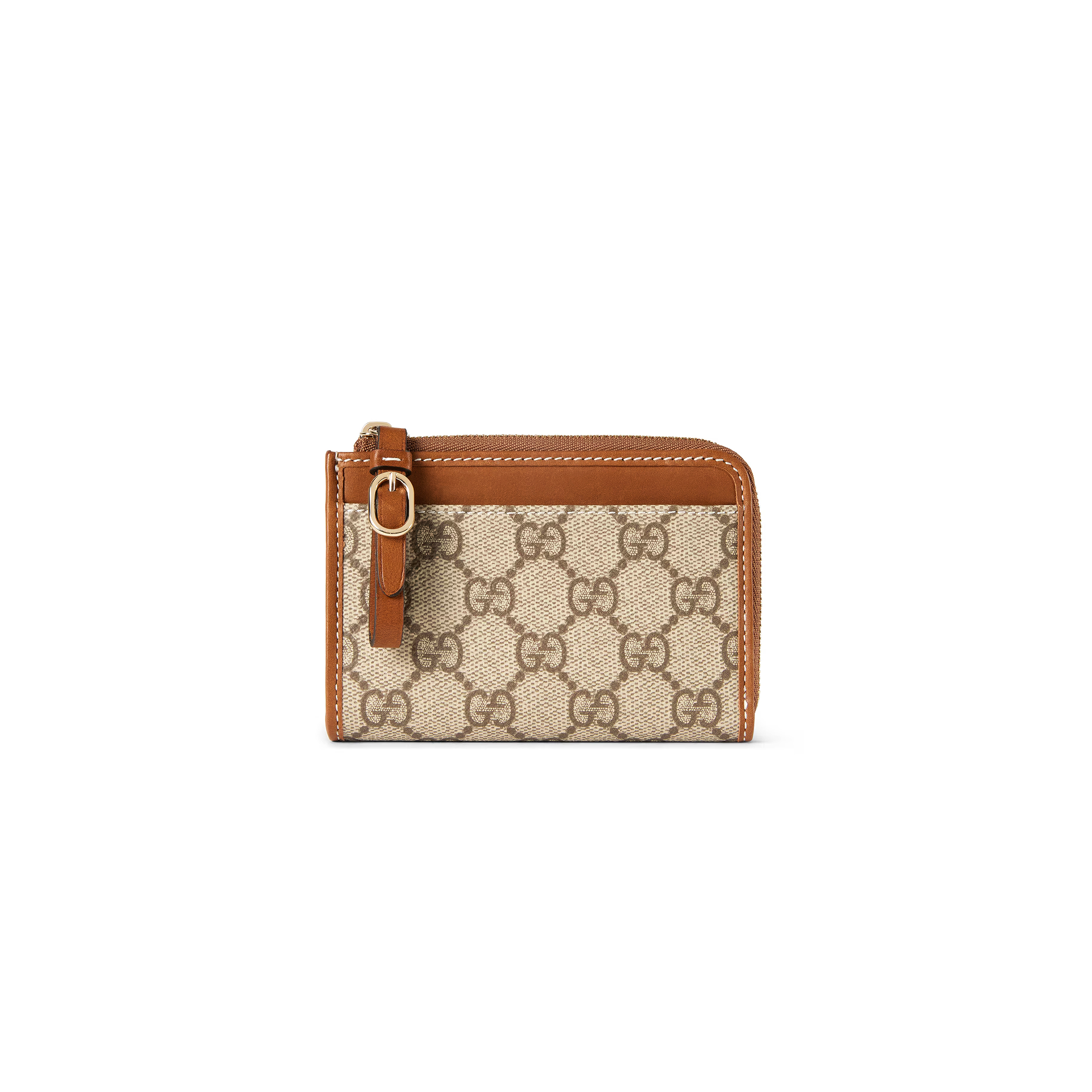 GUCCI GG EMBLEM ZIP CARD CASE 821804 (13*8.5*3cm) GUCCI GG EMBLEM ZIP CARD CASE 821804 (13*8.5*3cm)